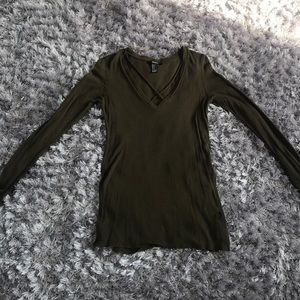 Long sleeve Forever 21 ribbed shirt